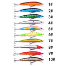 Conjunto 10 Iscas Artificiais Minnow - 10 Centímetros